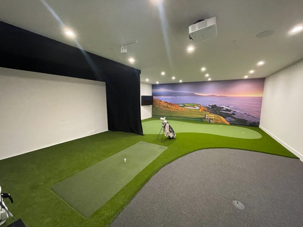 indoor golf simulator